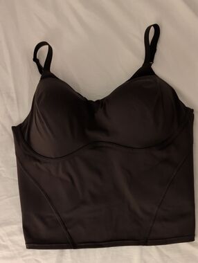 Savage X Fenty Brown Longline Shaping Camisole with Molded Cups
